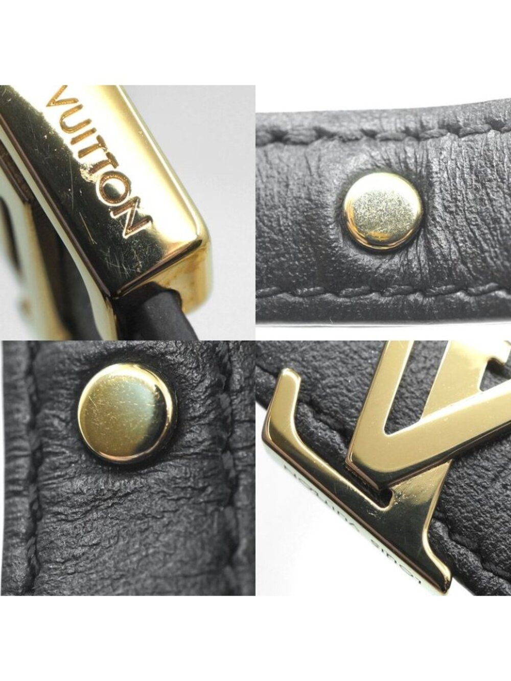 Louis Vuitton Bracelet LV Iconic 17 Brown Monogram Gold - Picture 9 of 10